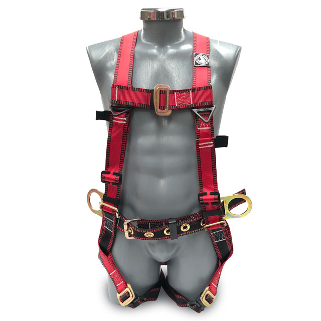 Arnés de cuerpo completo anillo d espalda, 1 pecho ,  2 en costados , 2 hombros mod. PC100K-P5 mca. Golden Eagle 