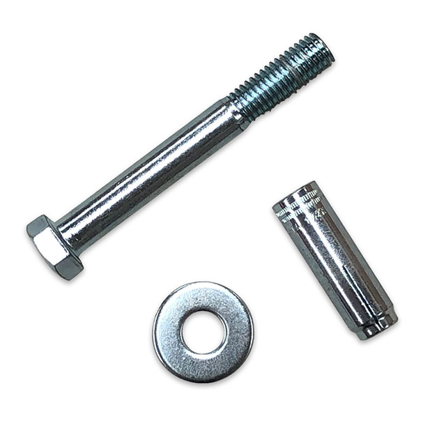 Juego de anclaje para concreto para reductor hule (1 tornillo 1 arandela 1 taquete ) mod. ANCONRED