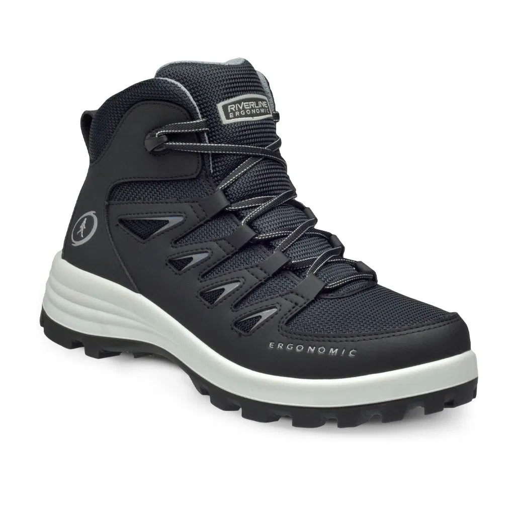 Zapato de seguridad de micropiel inyección al corte casco de aluminio mod. Quantum mca. RIVERLINE *sobre pedido* 