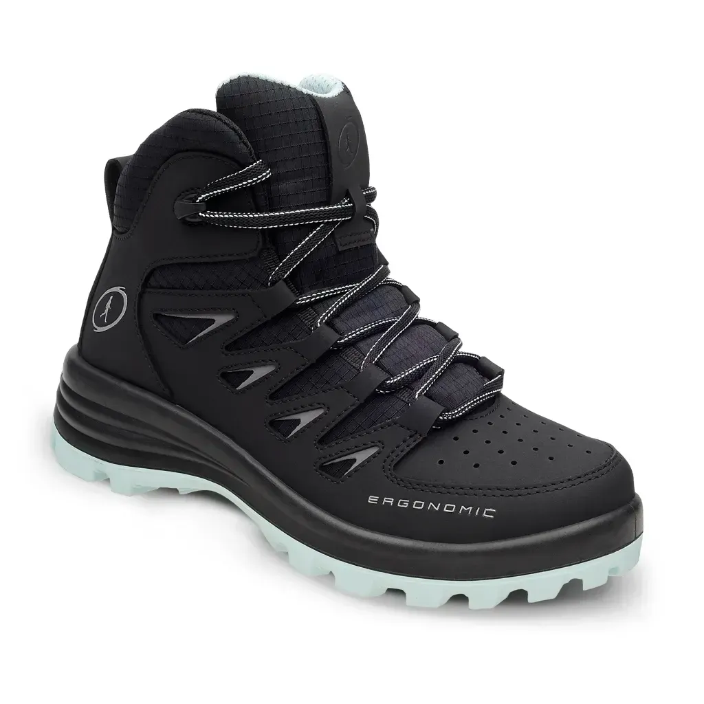 Zapato de seguridad de micropiel inyección al corte casco de aluminio mod. Quantum mca. RIVERLINE *sobre pedido* 