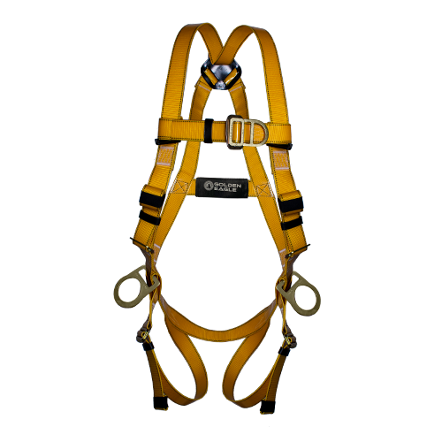 Arnés de cuerpo completo poliuretano 4 anillos D modelo PC100K-P2PD-PU marca Golden Eagle *Sobre Pedido*