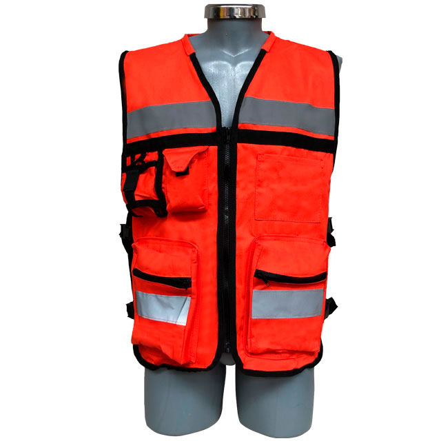 Chaleco brigadista 50% Poliester 50 % Algodón Mod. CH02-P Unitalla 
