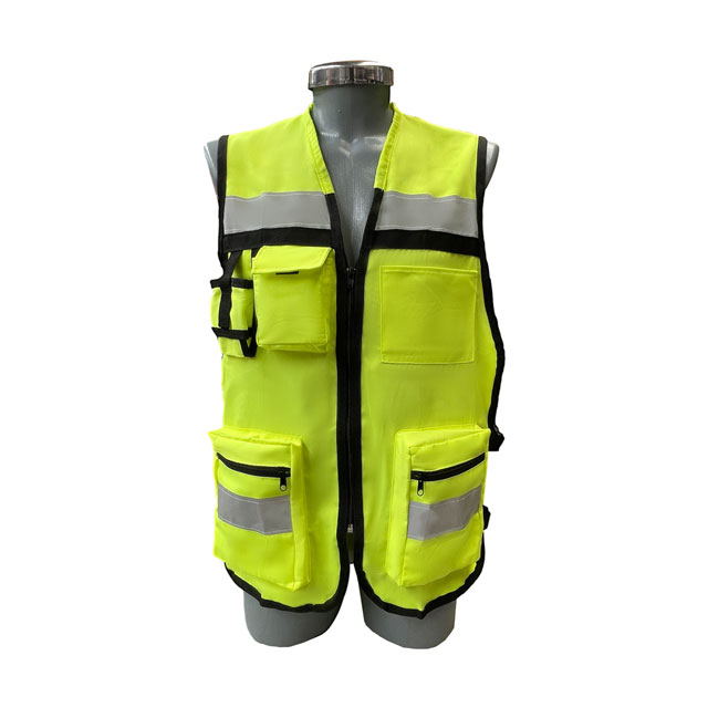 Chaleco brigadista sin bolsa trasera Poliester-Algodón Mod. CH02-P Unitalla 