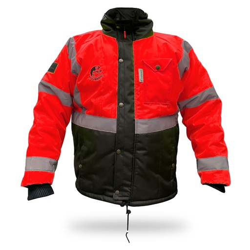 chamarra cuartos frios corta bicolor con reflejante textil modelo eco20 mca. JYRSA *Sobre Pedido*