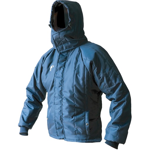 Chamarra corta con gorro para cuartos fríos -20° C ,  mod. ECO211 mca JYRSA 