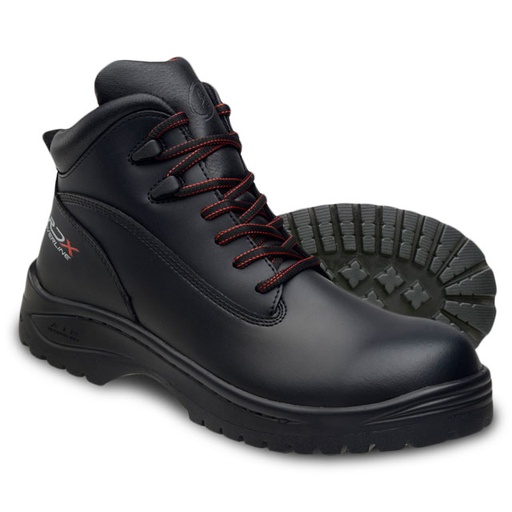 Zapato de seguridad de micro piel con casquillo dieléctrico ergonómico válvula de aire modelo RDX marca Riverline  