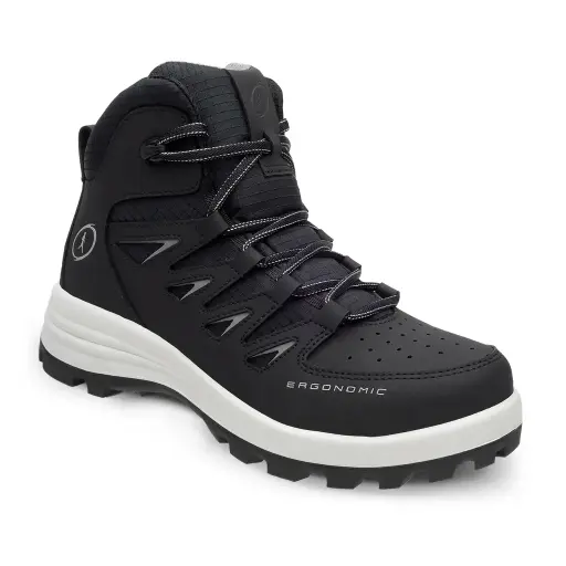 Zapato de seguridad de micropiel inyección al corte casquillo de aluminio modelo Quantum marca Riverline *sobre pedido* 