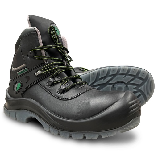 Zapato de seguridad de piel premium casquillo de poliamida suela TPU modelo SK311 marca Sterkman