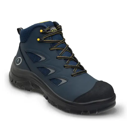 Zapato de seguridad micropiel con casquillo dieléctrico inyección directa modelo Spyder marca Riverline *sobre pedido*