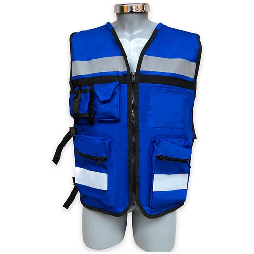 Chaleco brigadista 50% Poliester 50 % Algodón Mod. CH02-P Unitalla 