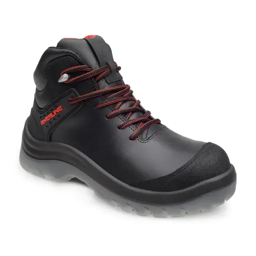 Zapato de seguridad de micro piel con casquillo dieléctrico ergonómico modelo AIR GTX , marca Riverline *Sobre Pedido*
